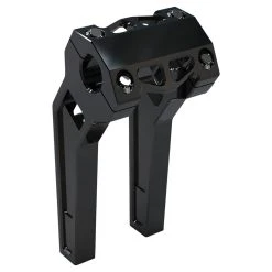 LA Choppers Black 1-1/4" Billet Performance Risers 8" With Pullback