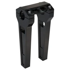 LA Choppers Black 1-1/4" Billet Performance Risers 8" Straight