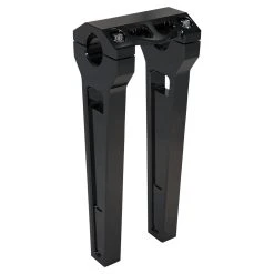 LA Choppers Black 1-1/4" Billet Performance Risers 10" Straight