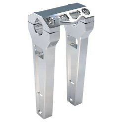 LA Choppers Raw 1-1/4" Billet Performance Risers 8" Straight