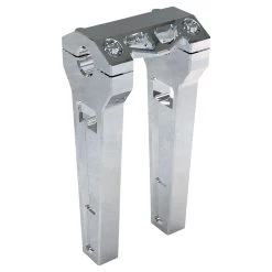 LA Choppers Raw 1" Performance Riser 8" Straight