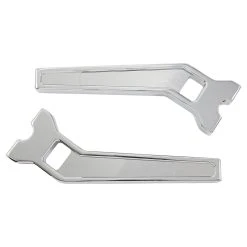 LA Choppers Chrome 1" Performance Riser 10" With Pullback