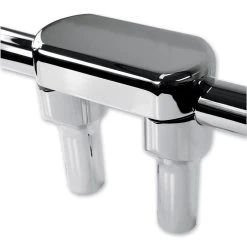 LA Choppers Chrome 4″ Riser Kit For 1-1/4″ Handlebar