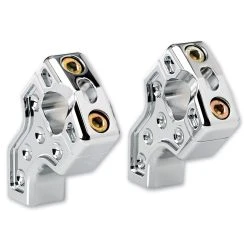 Joker Machine Chrome Dual Pullback Handlebar Risers