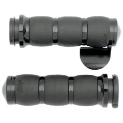 Avon Grips Black Velvet Grips With Throttle Assist