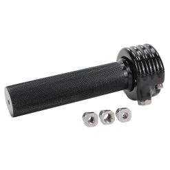 TC Bros. Choppers Black Single Cable Throttle Tube Assembly For 1" Bars