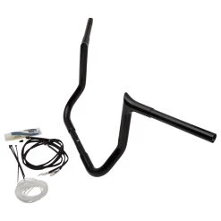 FBI Fat Baggers 1-1/4" Black EZ Install Pointed Top Handlebar Kit 10 FBI Fat Baggers 1-1/4" Black EZ Install Pointed Top Handlebar Kit -Alloy Art Sales Shop 400 2239 C V3