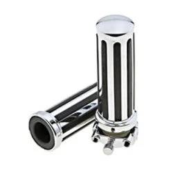 J&P Cycles Grip Set With Single Throttle Cable Assembly