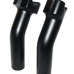 Wild 1 Chubbys 1-1/4" Black Billet 5-1/2″ Pullback Riser Set