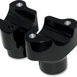 Milwaukee Twins Black Forged Aluminum 2″ Straight Risers For 1″ Bars