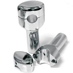 LA Choppers 4" Smooth Chrome Risers