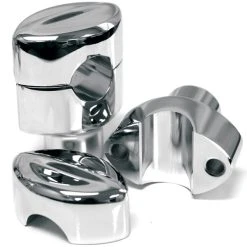 LA Choppers 1-1/2" Hefty Mohawk Chrome Risers