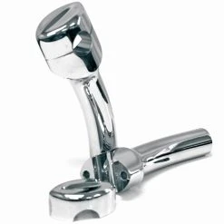 LA Choppers 5-1/2" Hefty Mohawk Chrome Risers With 1-3/4″ Pullback