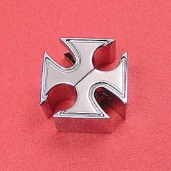 V-Twin Manufacturing Maltese Chrome Dual Throttle Cable Separator