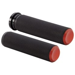 Arlen Ness Anodized Orange Knurled Grips