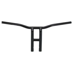 Biltwell Inc. 1-1/8" Black Tyson O/S Notched Handlebar