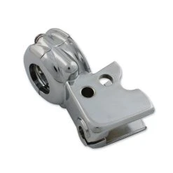 V-Twin Manufacturing Chrome Clutch Hand Lever Bracket With Clamp
