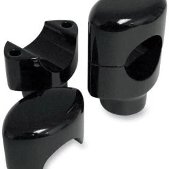 Drag Specialties 1-1/2" Black Big Buffalo Risers