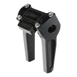 Thrashin Supply Company Riser With Gauge Cutout 6" Tall Black