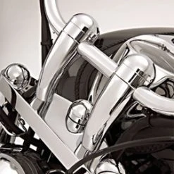 Show Chrome Accessories Round Handlebar Risers